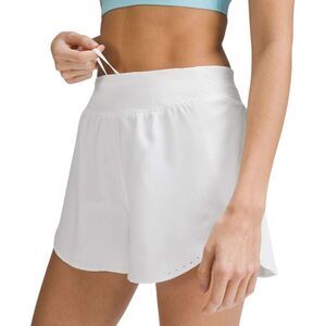 Lululemon Fast and Free Reflective High-Rise Classic-Fit Short 3" *White
